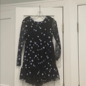 Bardot Black and Purple Kids Dress